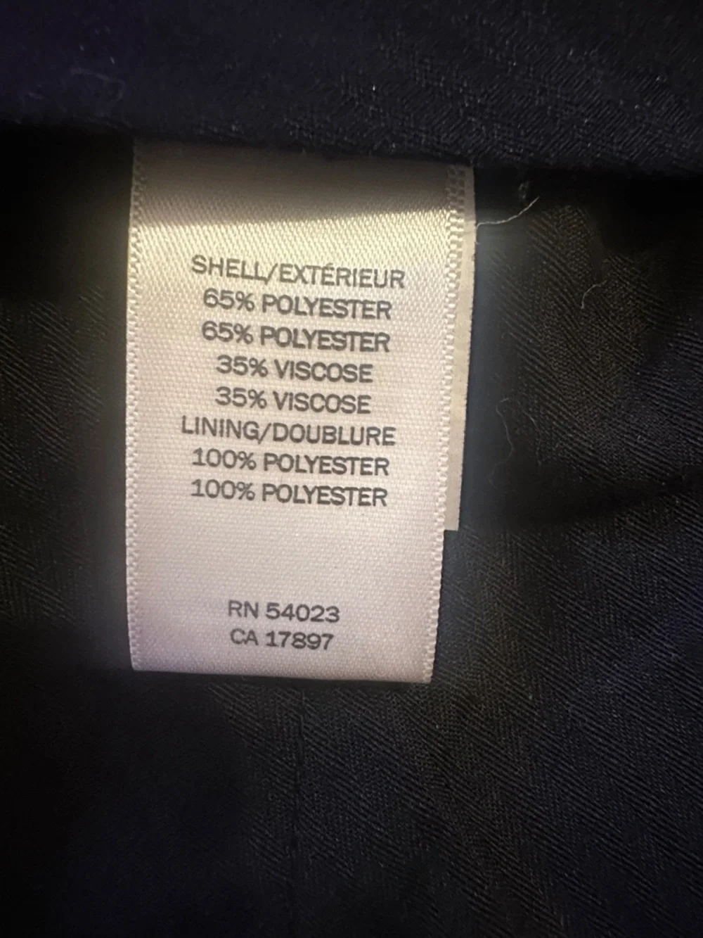 Banana Republic Men's Navy Windowpane Dress Pants Preloved